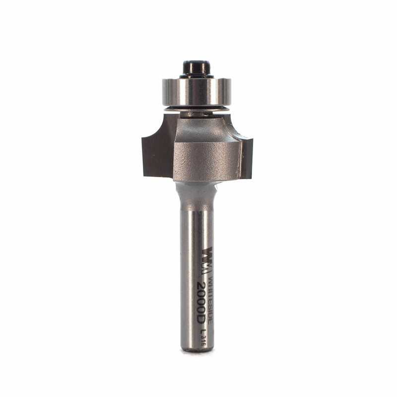 2000D Roundover Router Bit 1/4" SH 5/32" R X 13/16" D X 1/2" CL